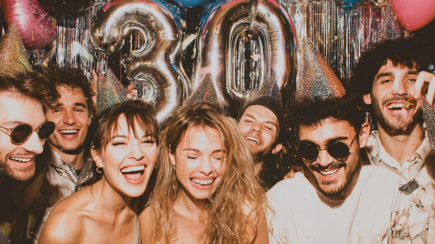 Fotoautomat auf Geburtstag